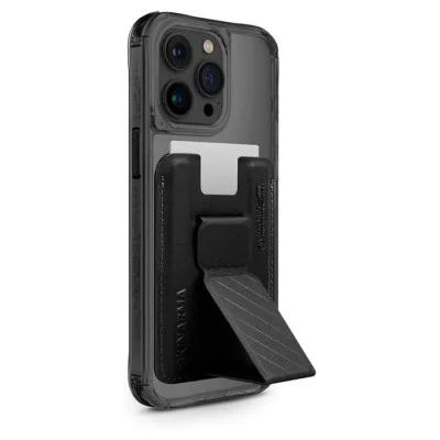 Cover Iphone 15 Pro Max Saido Mag-Charge + Kado Magnetic Cardholder - Black